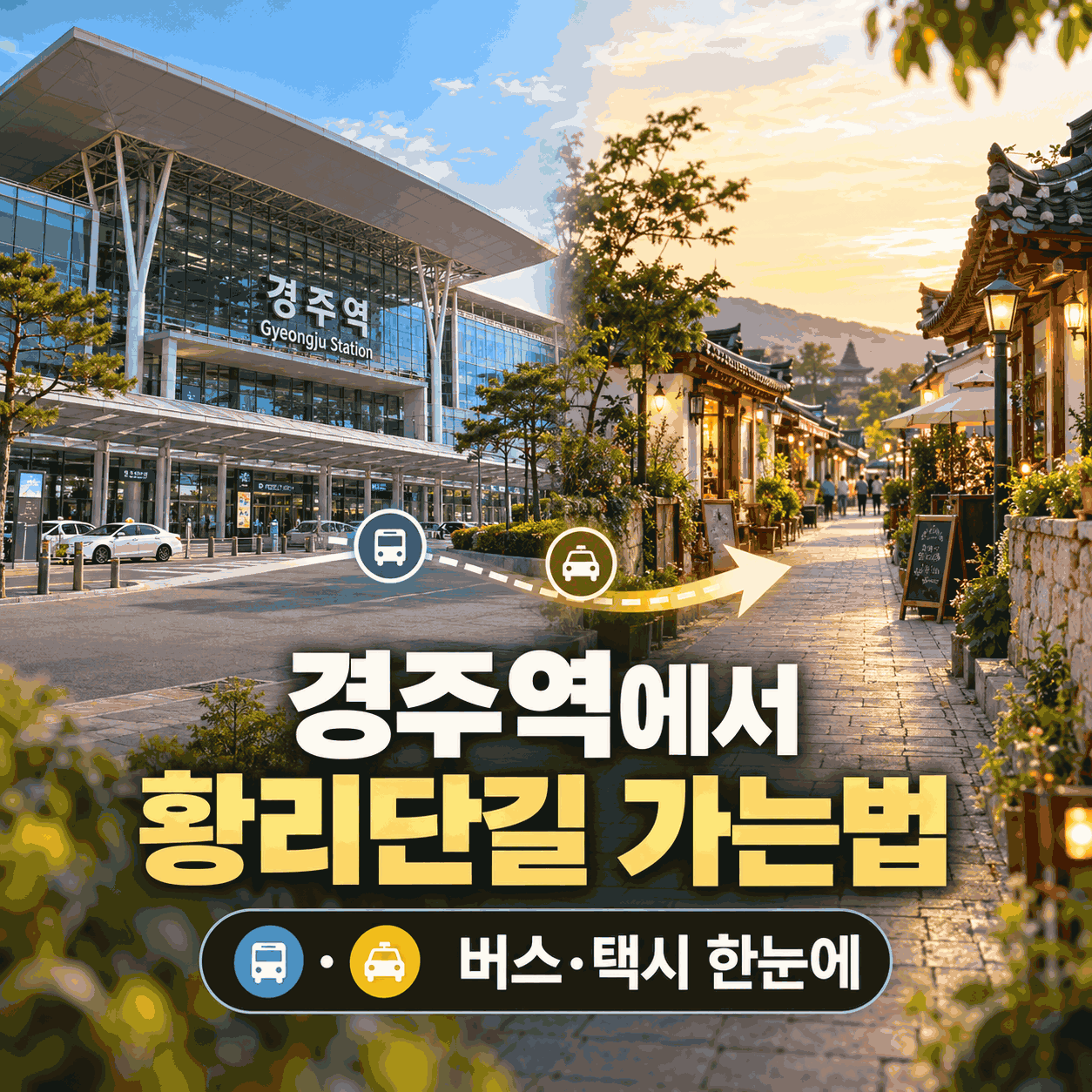 경주역에서 황리단길 가는법